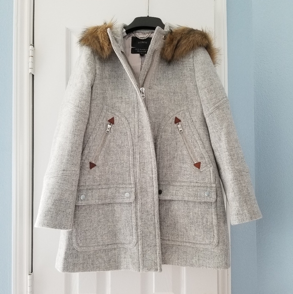 New J.Crew Chateau Parka in Stadium-Cloth Wool 0P & 2P - Picture 7 of 11